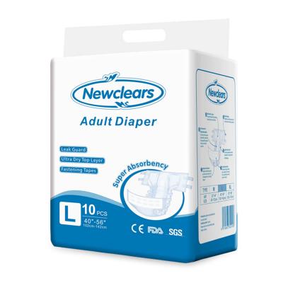 Fraldas descartáveis de PE para amamentação para adultos PPbabyClear NCAD-01