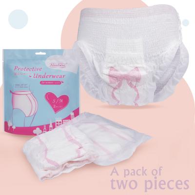 Cuecas menstruais descartáveis femininas Aimisin
