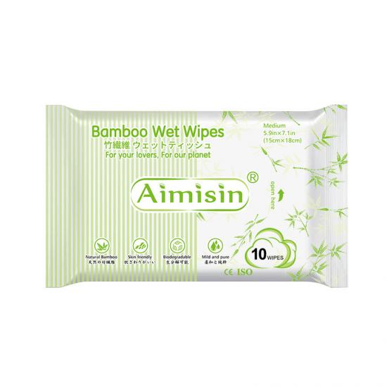 bamboo biodegradable soft baby wet wipes