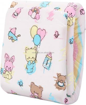 Fralda descartável ABDL grossa para adultos com design personalizado por atacado