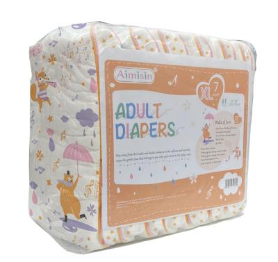 Fralda adulta Abdl ultra grossa com desenho animado OEM