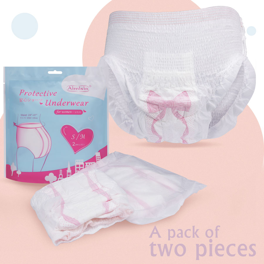 Uso e seleção corretos de roupas íntimas descartáveis de proteção menstrual